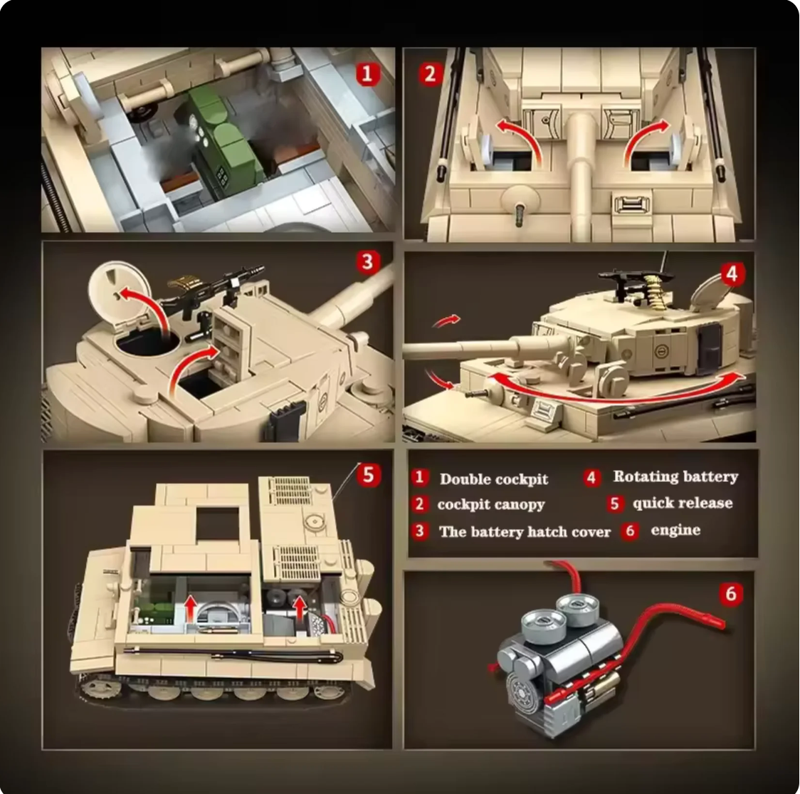 Tiger 1 | 1361 PCS